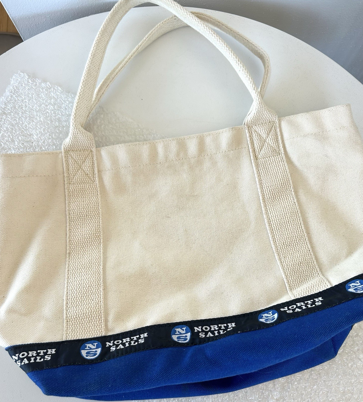 North Sails X Parrott Canvas Co. Tote Bag BOATING SAILING YACHTING (11 x 12 x 7)