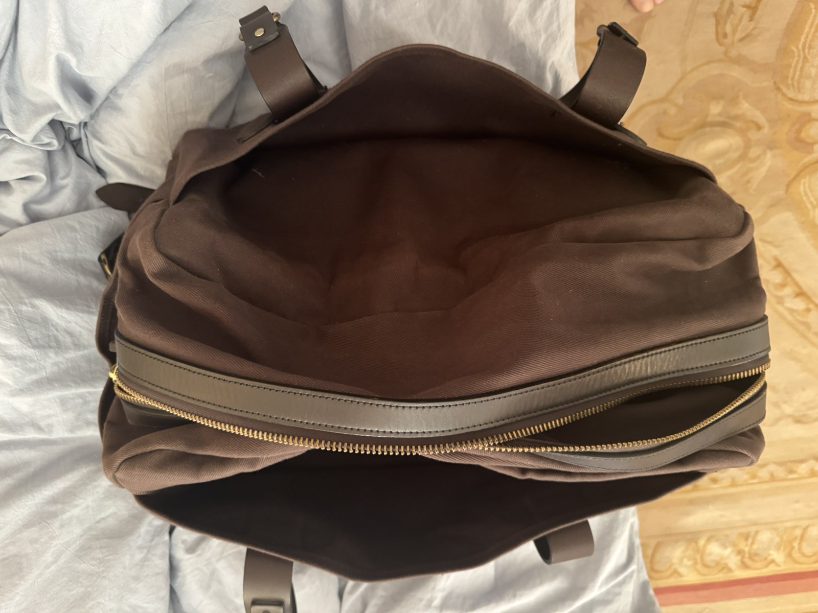 Filson Twill Duffle Bag | Dark Brown Style 248 (20x14x13)