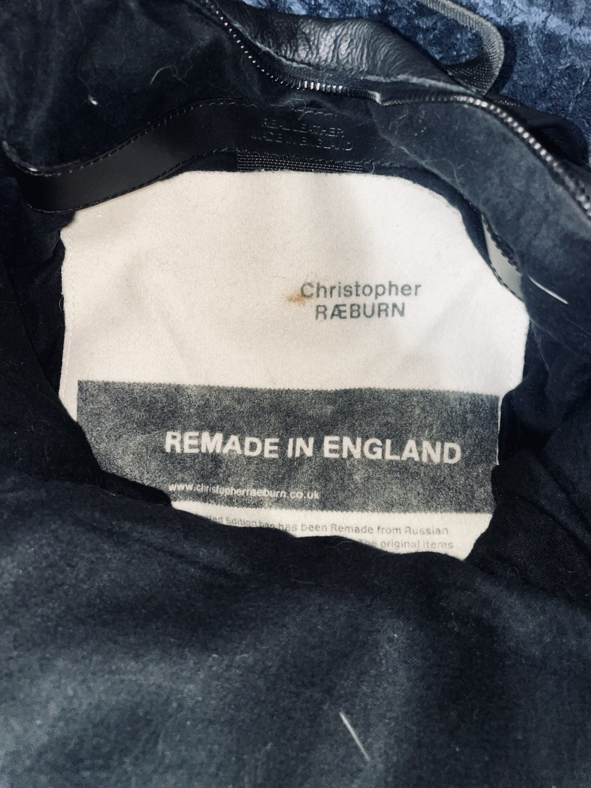 Christopher Raeburn Leather And Sheepskin Backpack Limited Edition Only 50 Made