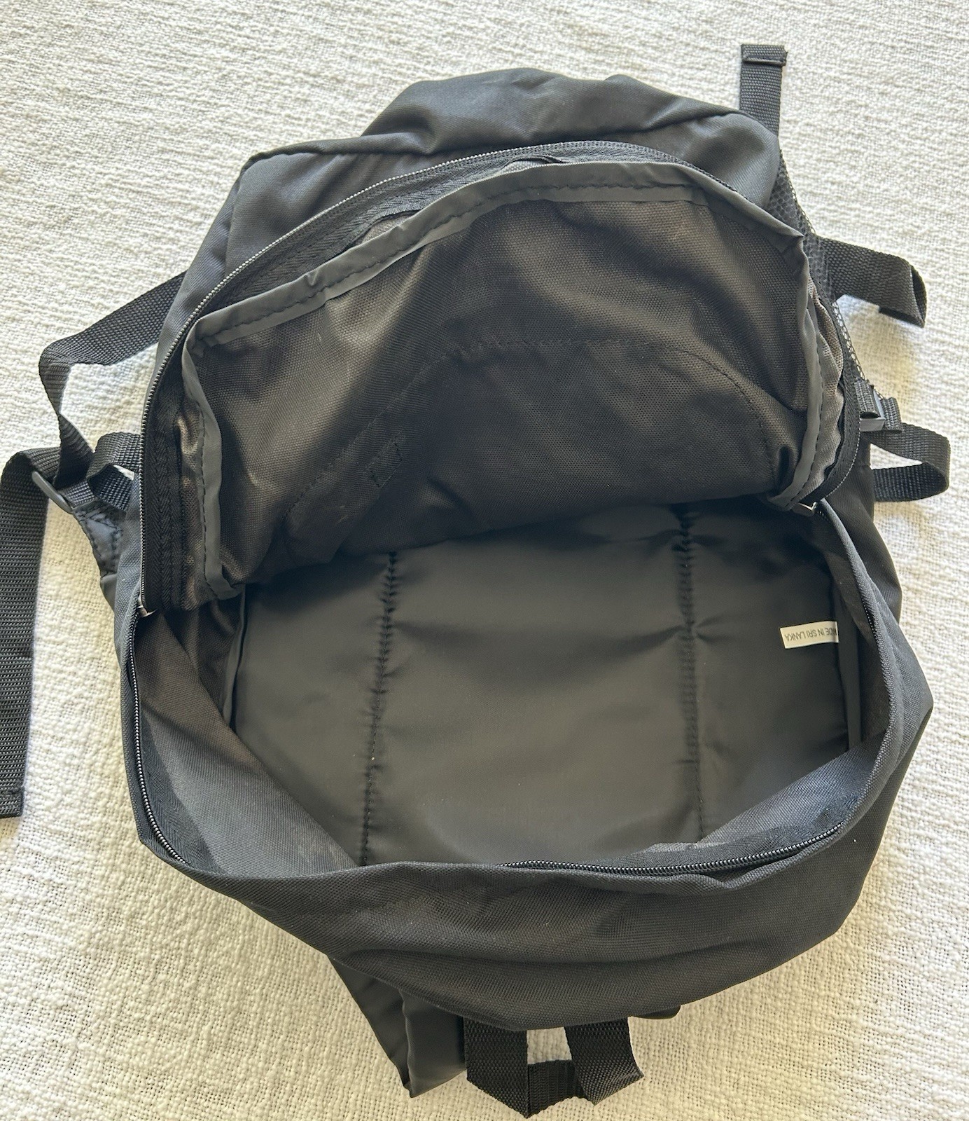 Sierra Club Black Backpack packable Lightweight EUC