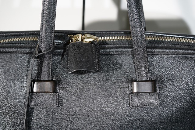 Used Tom Ford Round Zipper Bag Boston Bag H 47cm W 50cm D 23cm Size Rare