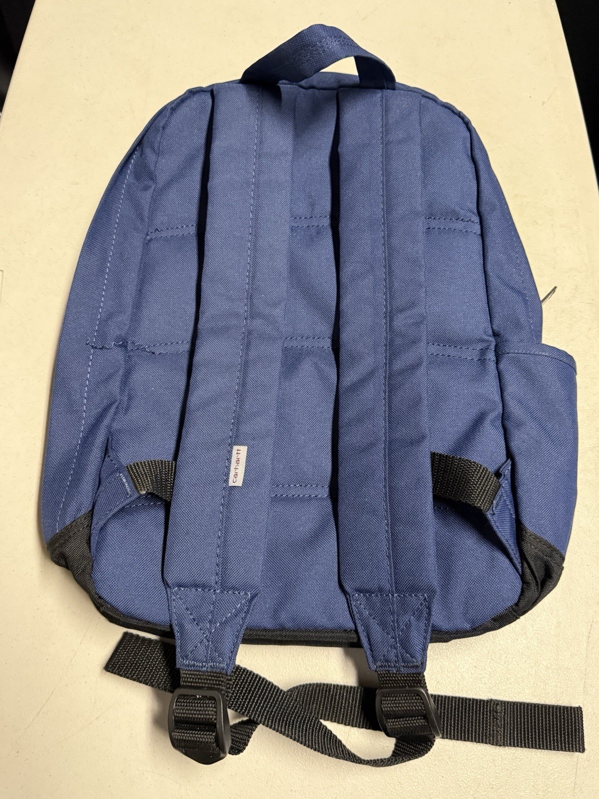 Carhartt Canvas Backpack Blue Black Workwear School Bag Travel Daypack