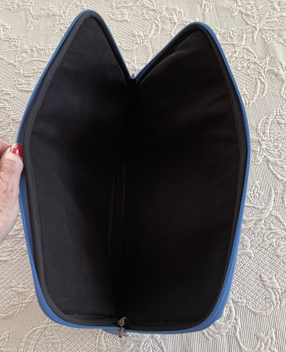 Newhey Tech Computer Laptop Bag Zip Close Front Zip Pocket Blue 16” Multiuse