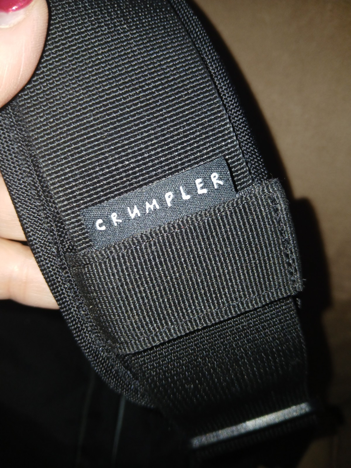 Crumpler Jackpack 3000 Black / Taupe Adjustable Strap Camera Bag Shoulder Bag