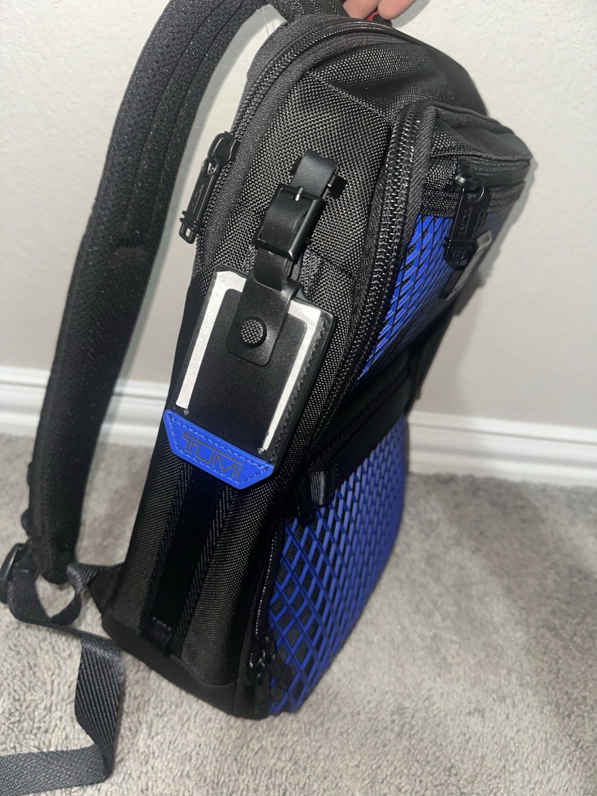 NEW TUMI Alpha Bravo Electric Blue Dynamic Backpack – 1564871324