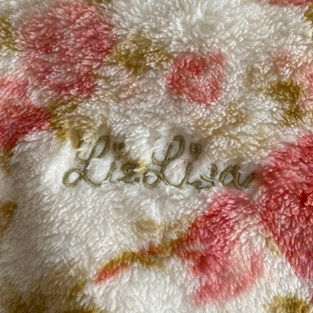 LIZ LISA fur tote bag floral pattern