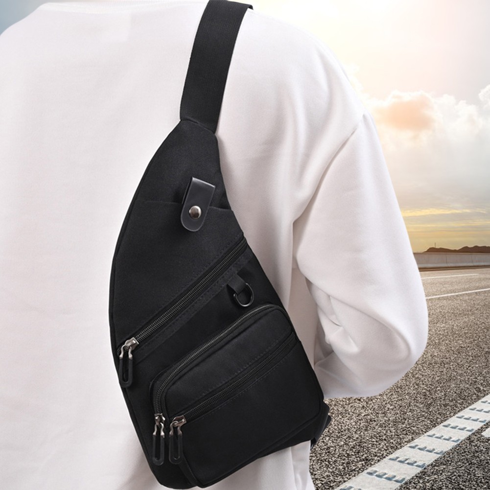 Waterproof Personal Shoulder Anti Theft Pocket Bag Men Portable Travel Casual US