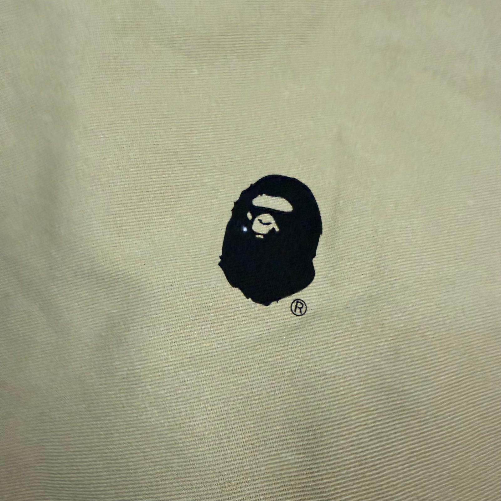 A Bathing Ape BAPE Dust Bag Drawstring Shoe Beige Logo