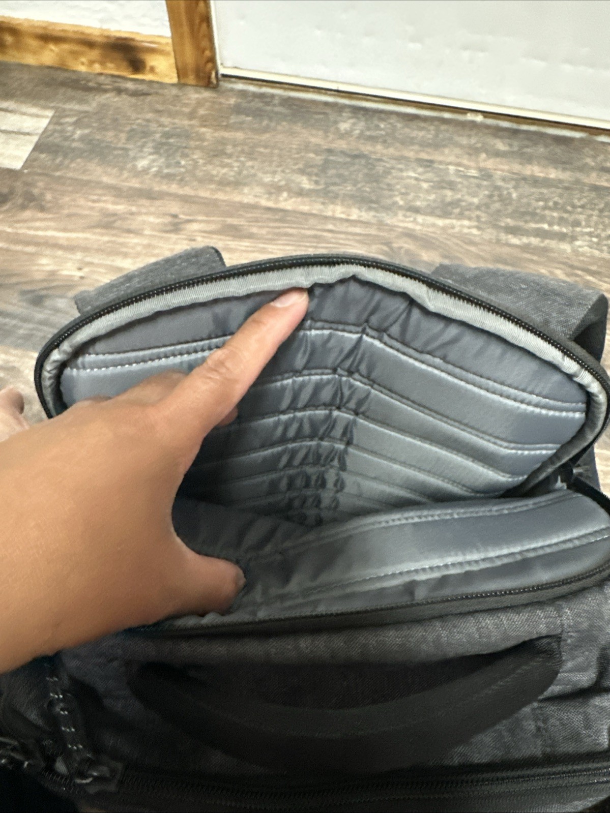 Timbuk2 The Division Pack Jet Black Gray Laptop Backpack TSS19 Nature’s Bakery