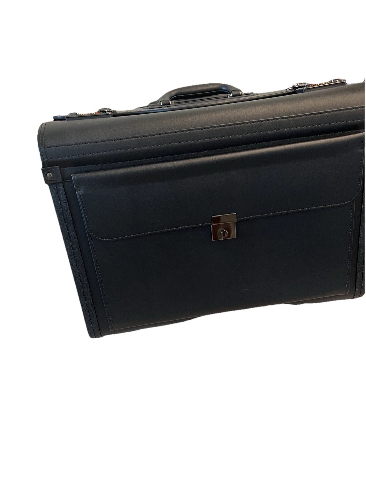 Alpine Swiss Roller Laptop Briefcase One Size Wheeled Upright – Black