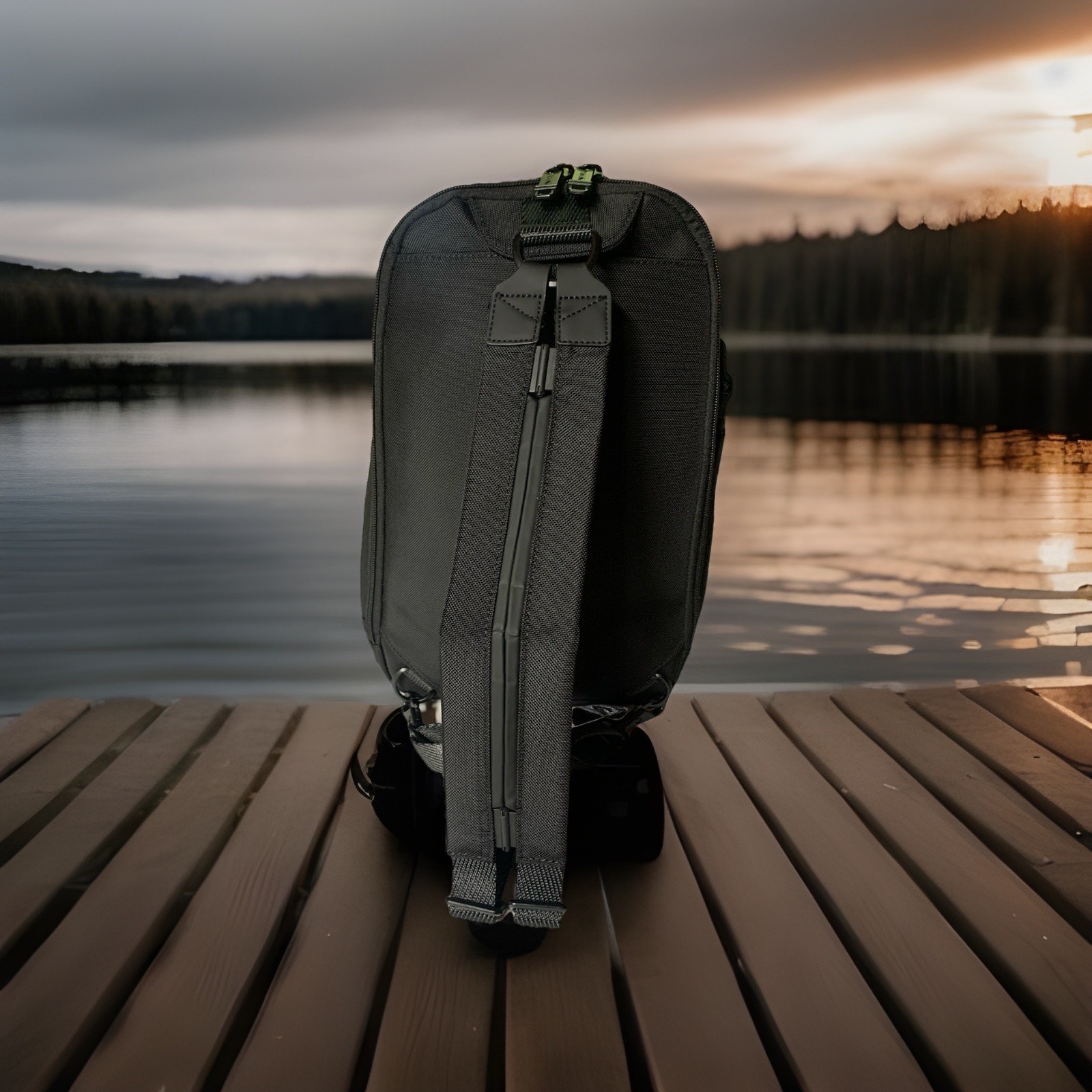 Tumi Alpha Bravo Knight Sling Backpack $495 Black