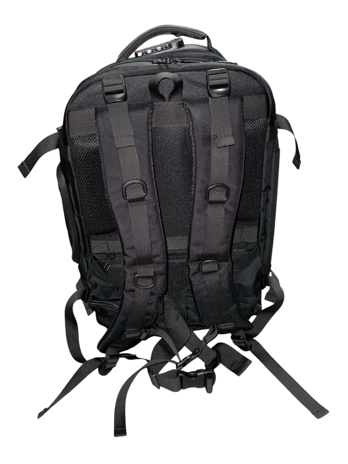 OONO Backpack V2 20L-35L Black Travel-Gym-Work-Outdoors Bag 20+ Compartments NEW