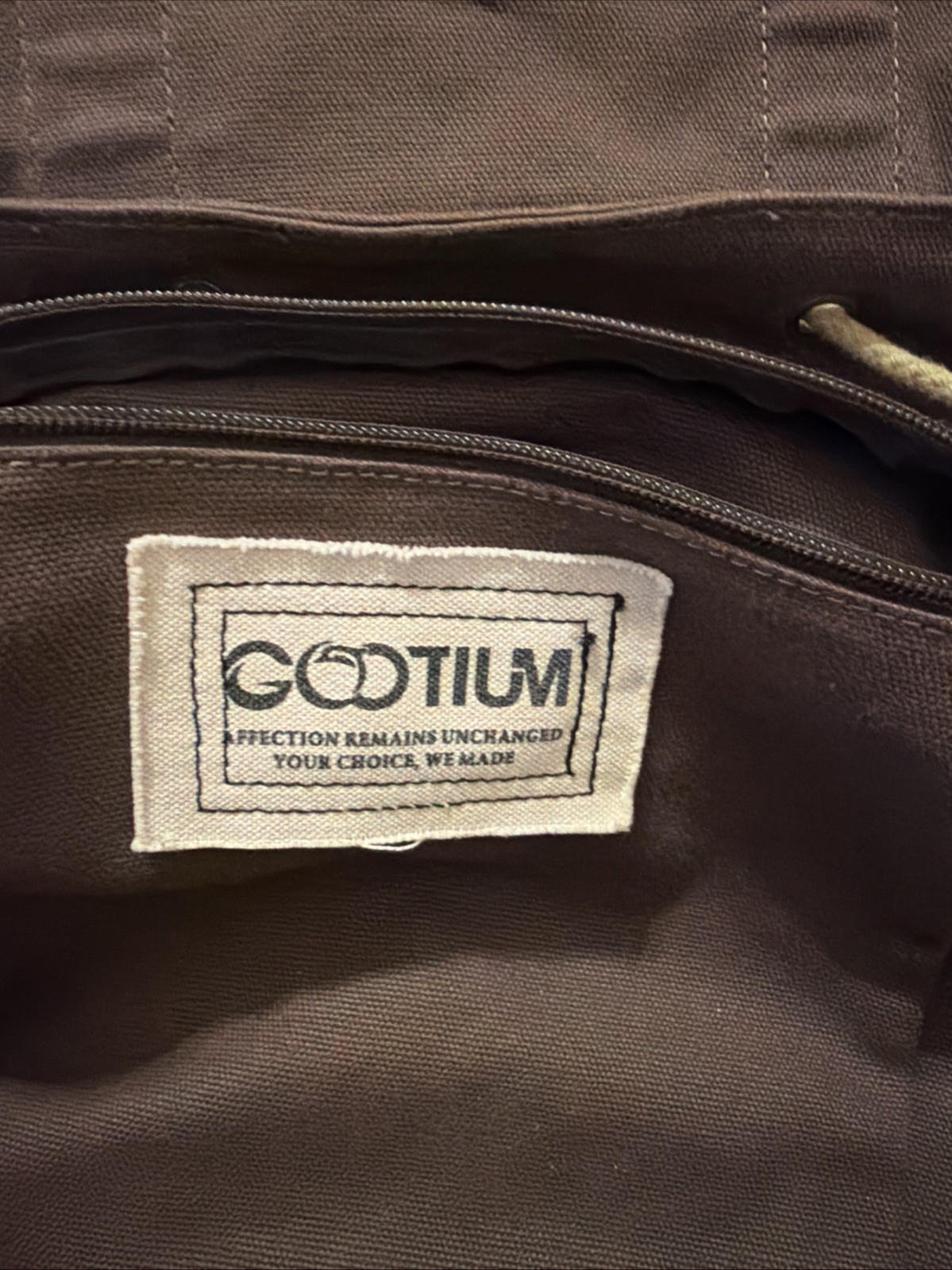 GOOTIUM 21101AMG High-Density Canvas Backpack Rucksack Field Tan