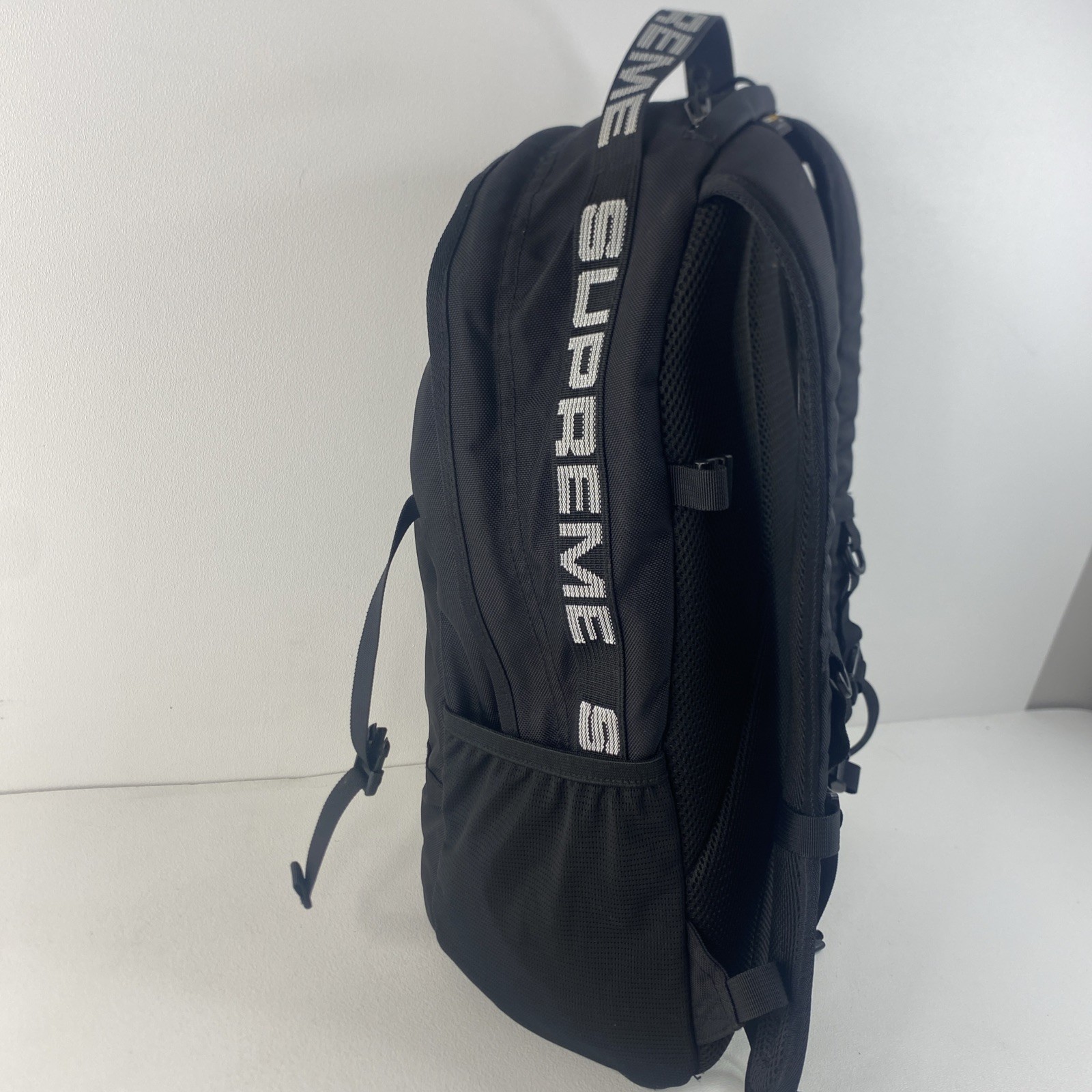 Supreme Cordura SS18 Ripstop Nylon Backpack Black – 100% Authentic
