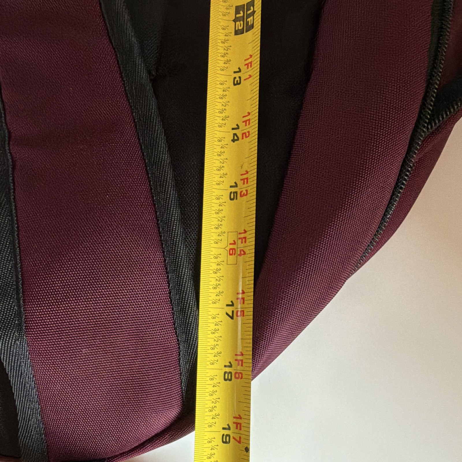 adidas Backpack Burgundy Black Adjustable Padded Straps Mesh Pocket Zip