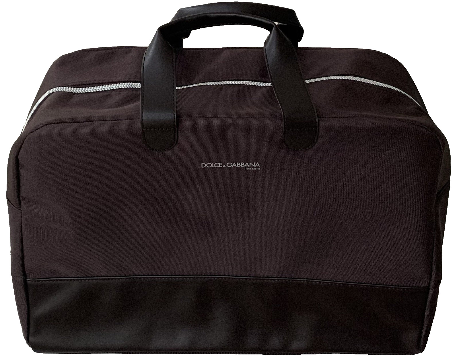 Dolce & Gabbana the one Brown Weekender Carry-on travel Gym Hand Bag New