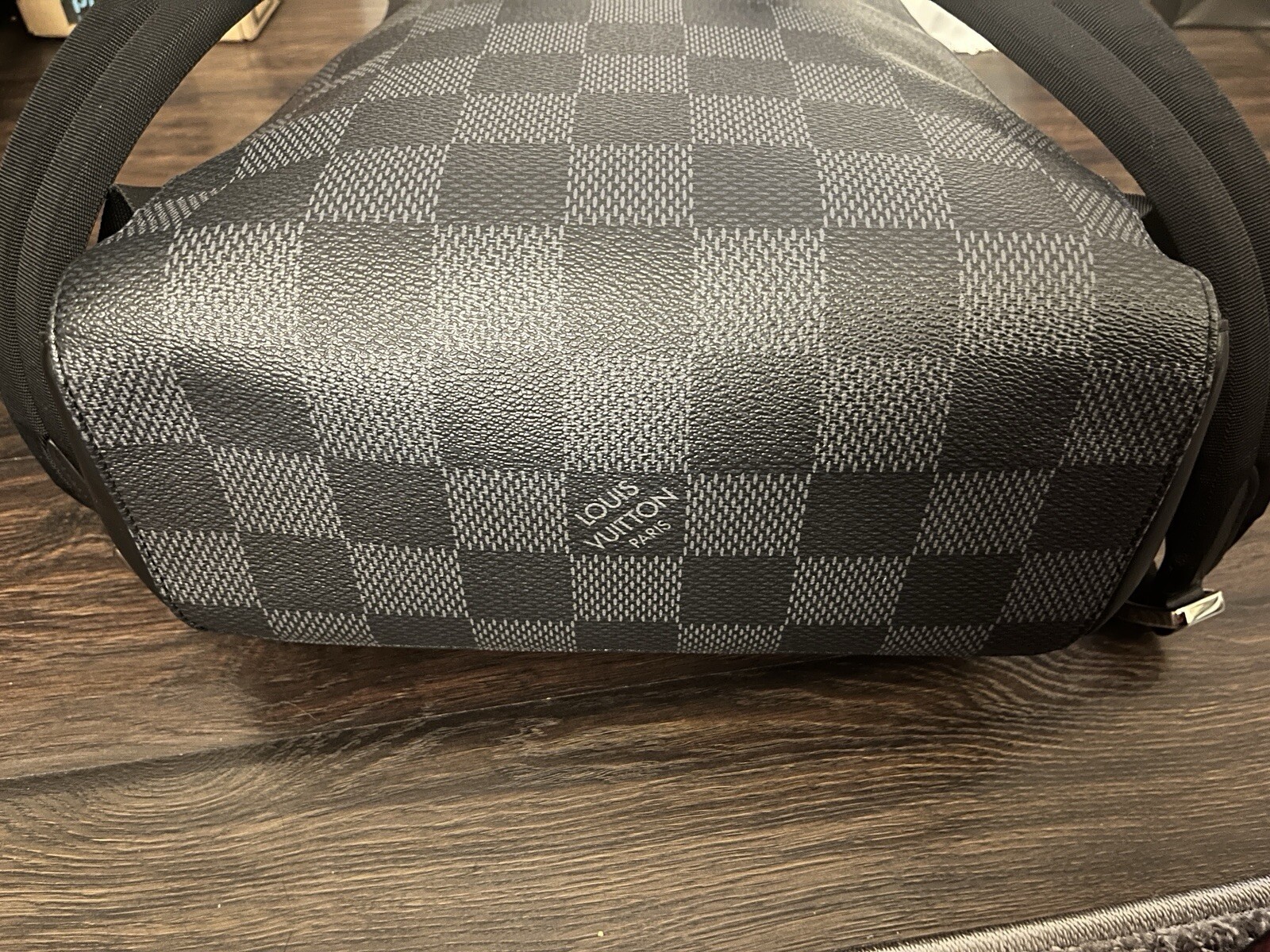 Louis Vuitton Campus Backpack Limited Edition Damier Graphite 3D Black N50009