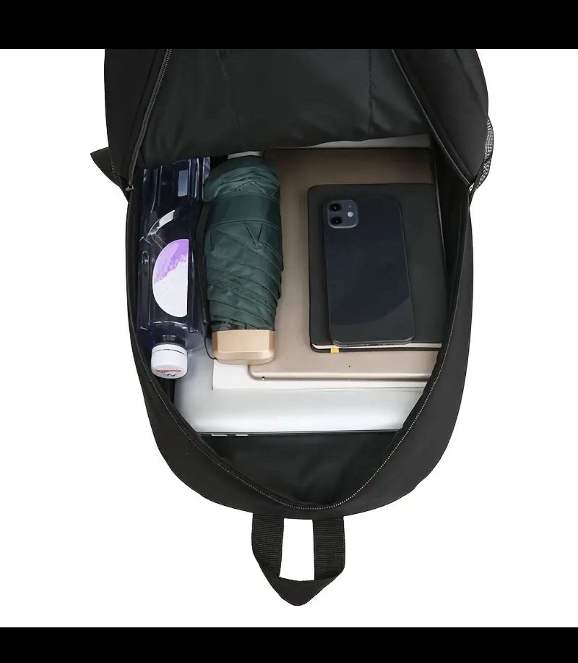 Fashion Bag Sport Black Multi-Compartment Adjustable Backpack – NEW