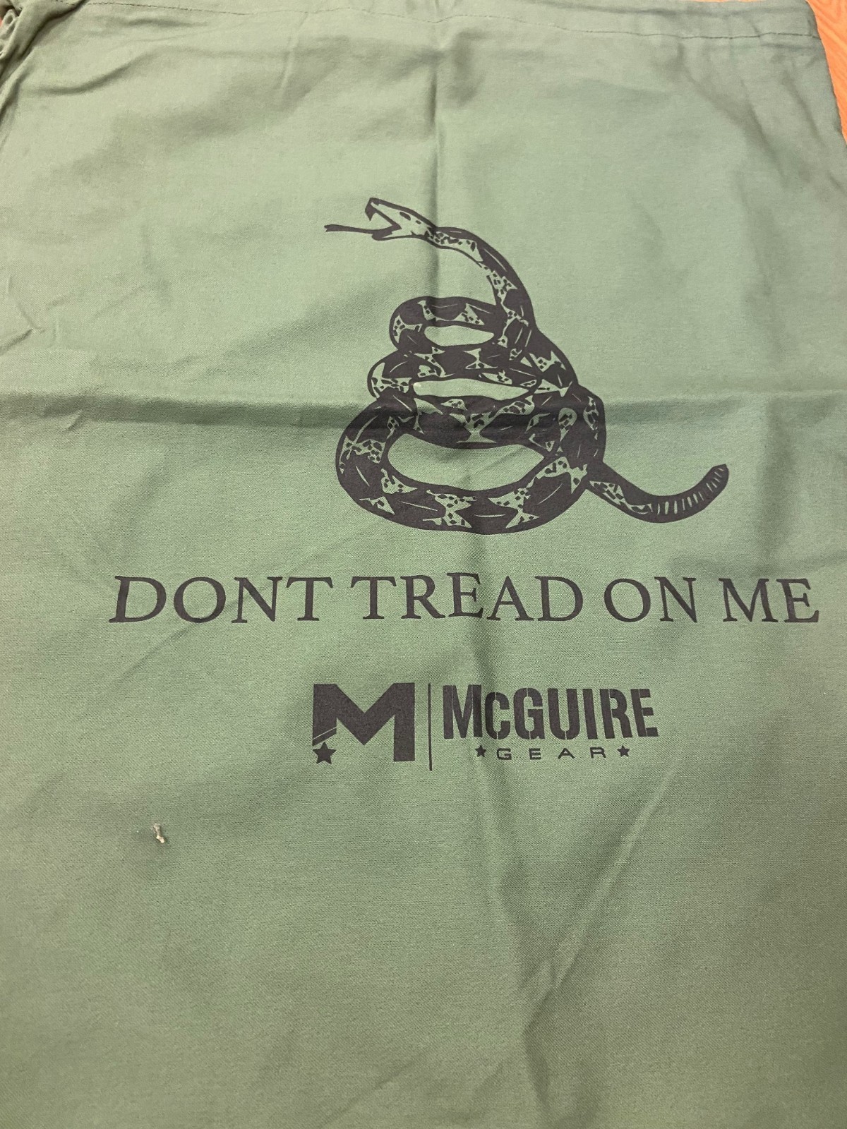 New 100% Cotton Printed Barracks Laundry Bag “Don’t Tread On Me”