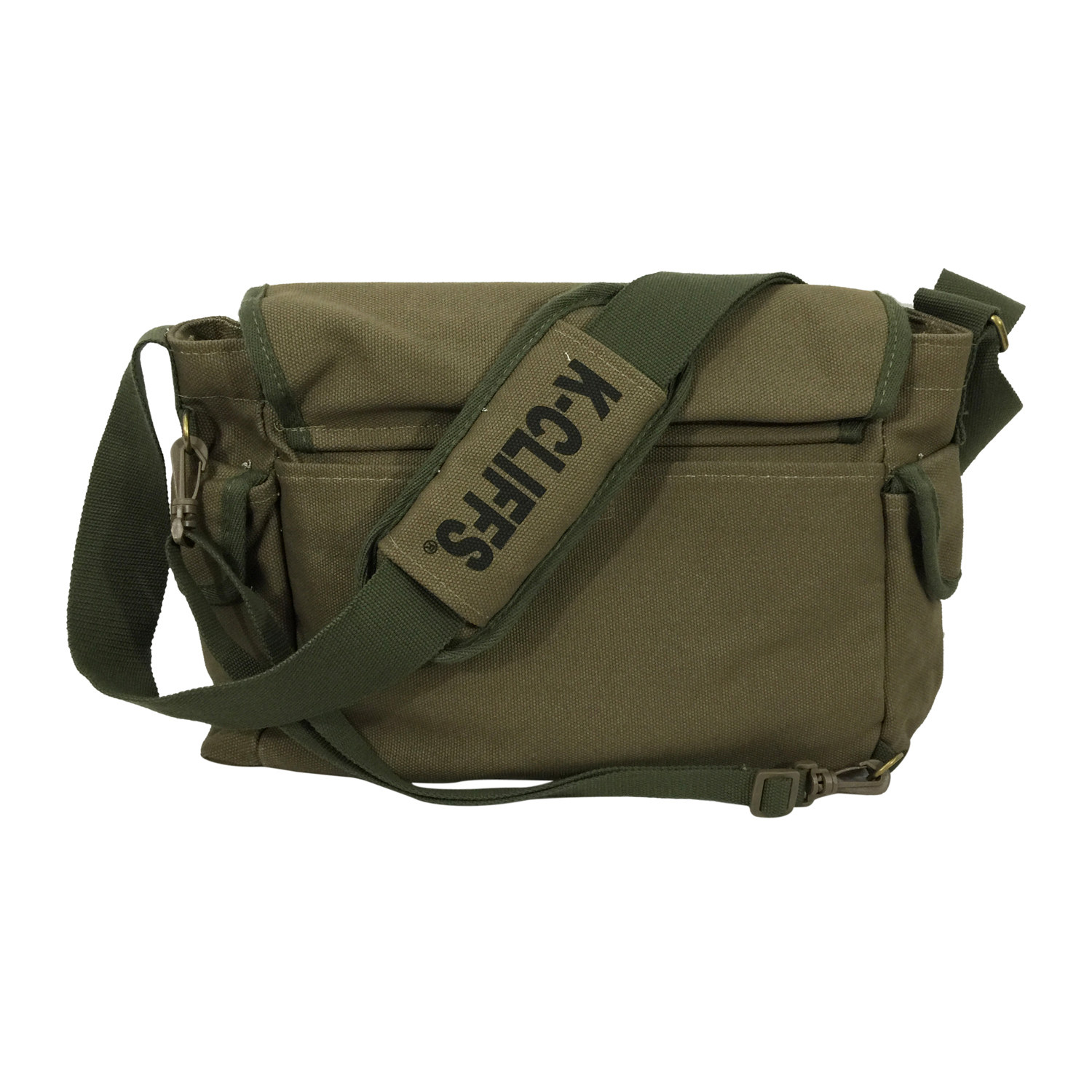 K-Cliffs 13.5″ Heavy Duty 100% Canvas Laptop Messenger Bag