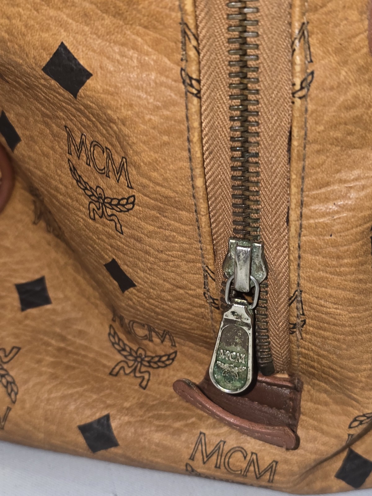 Vintage 🔥 MCM Ottomar Weekender Bag Cognac Viestos duffle