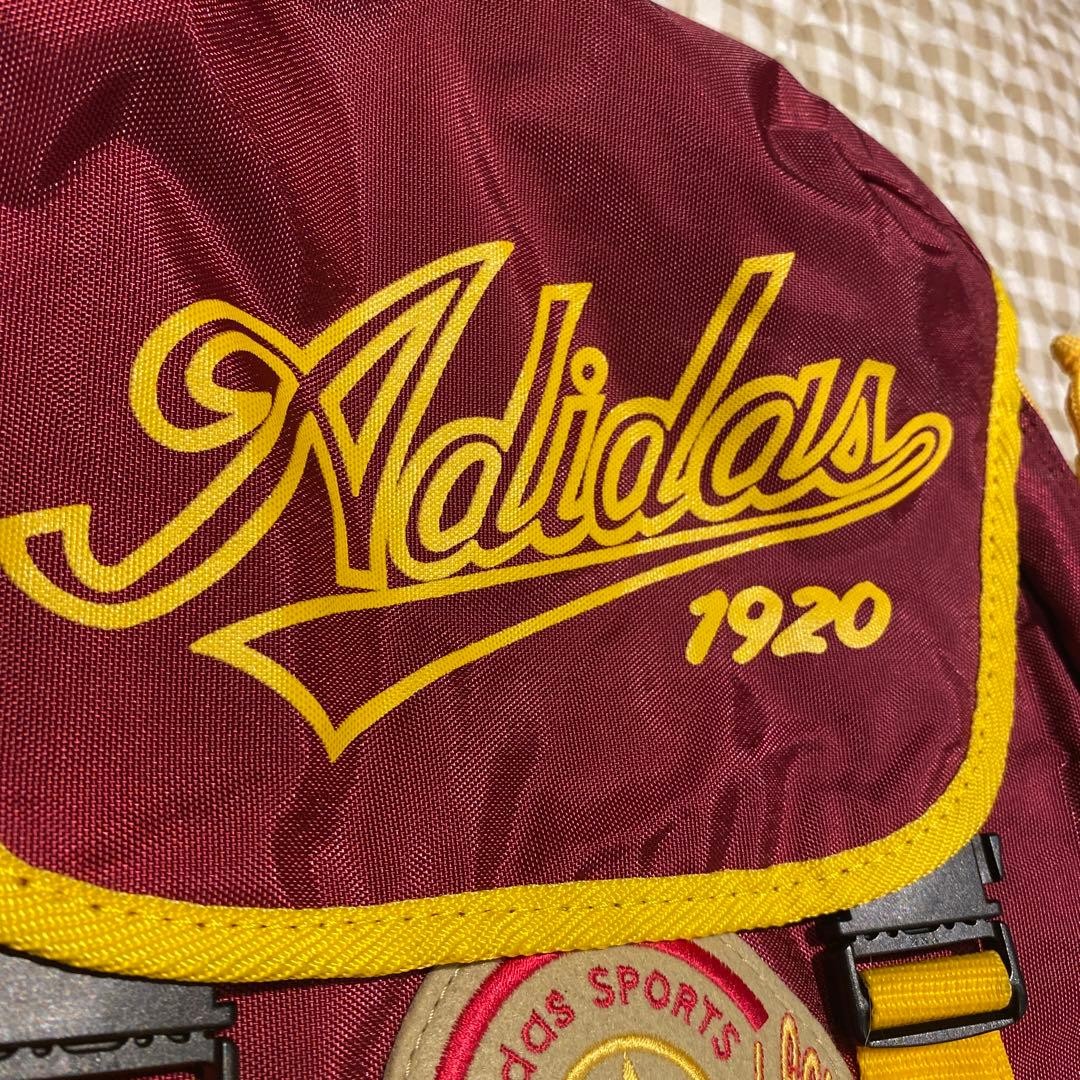 adidas Admirable Vintage Backpack Leather/Acrylic 1920s A4 Used