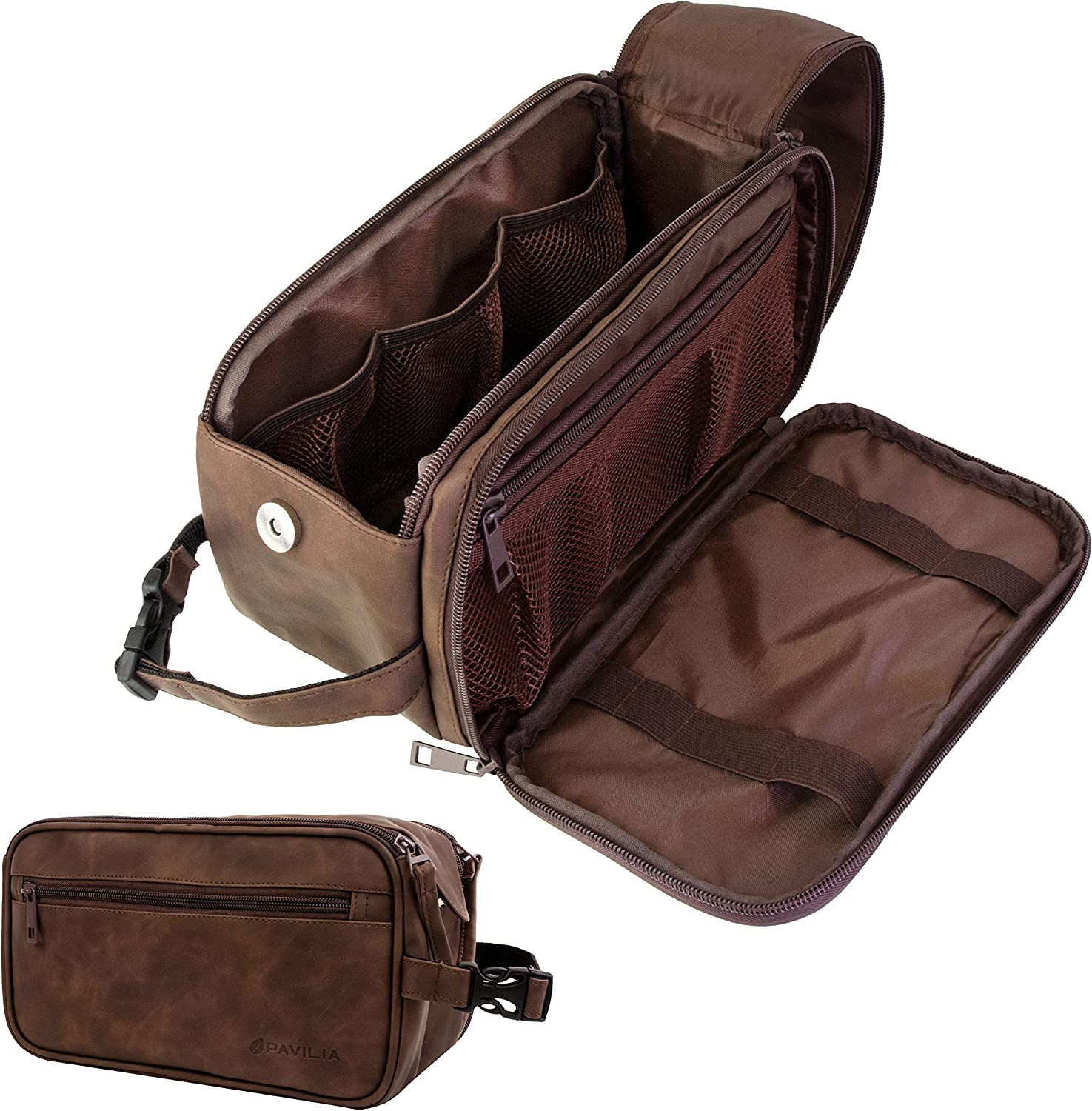 Toiletry Bag for Men, Travel Essentials Shaving Dopp Kit, Travel Bag Toiletries