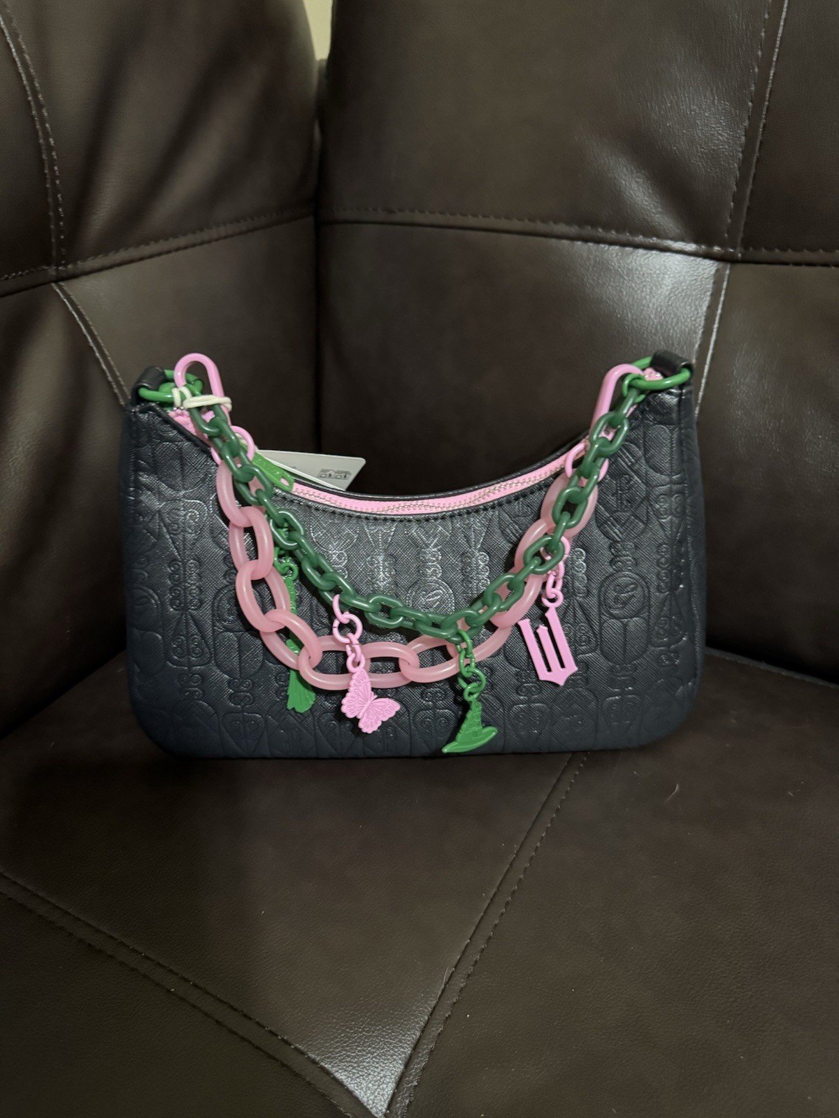 Wicked Part Two Cross Body Bag By Loungefly with Charms Black