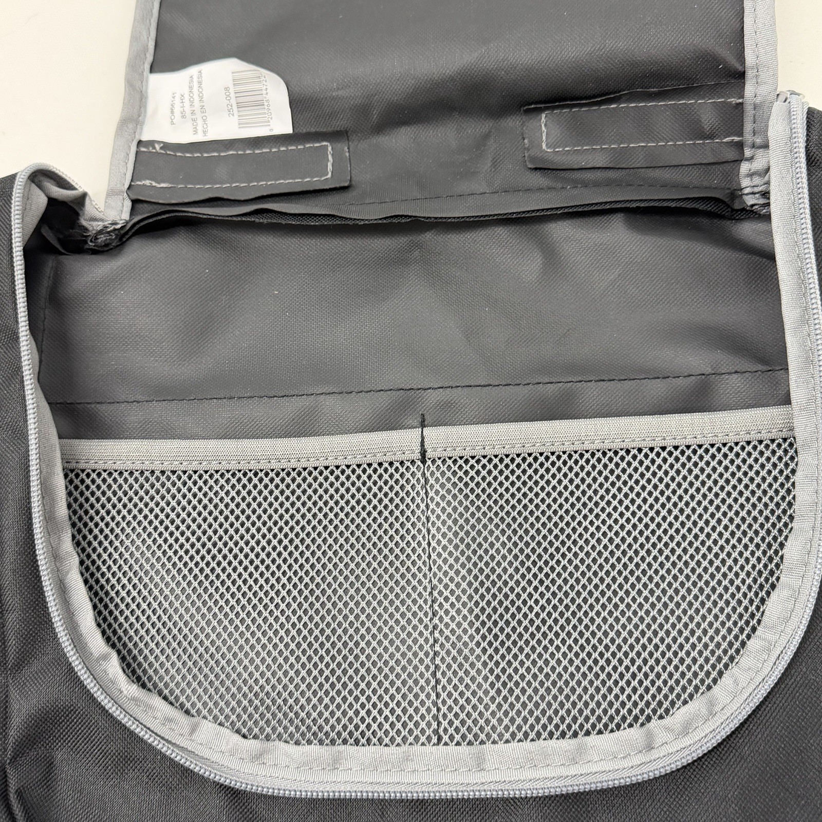 Outdoor Products Small Black Bag Zip Up Utility Travel Pouch with Hanging Handle