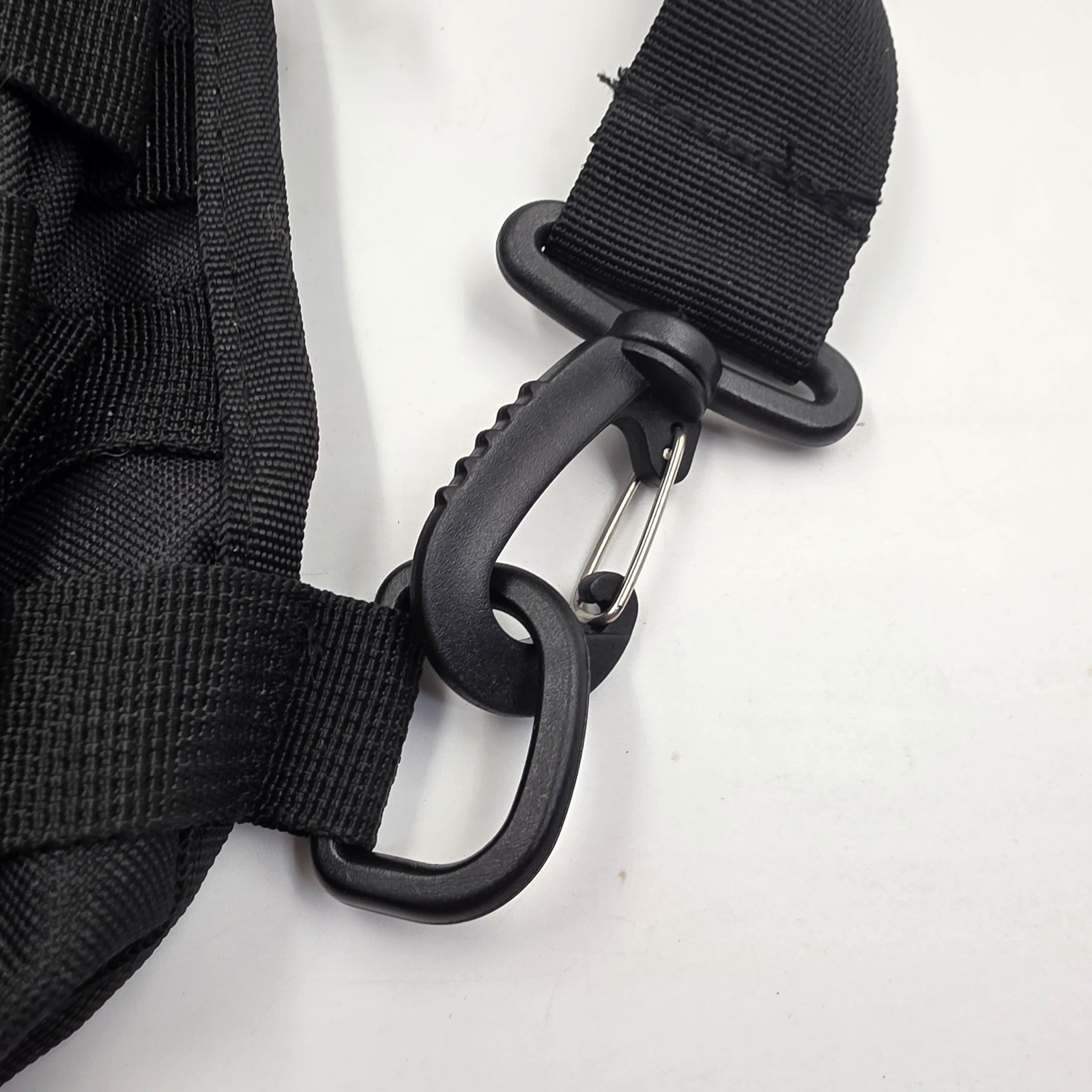 Black Tactical Sling Bag MOLLE Messenger Shoulder Pack Utility EDC Gear