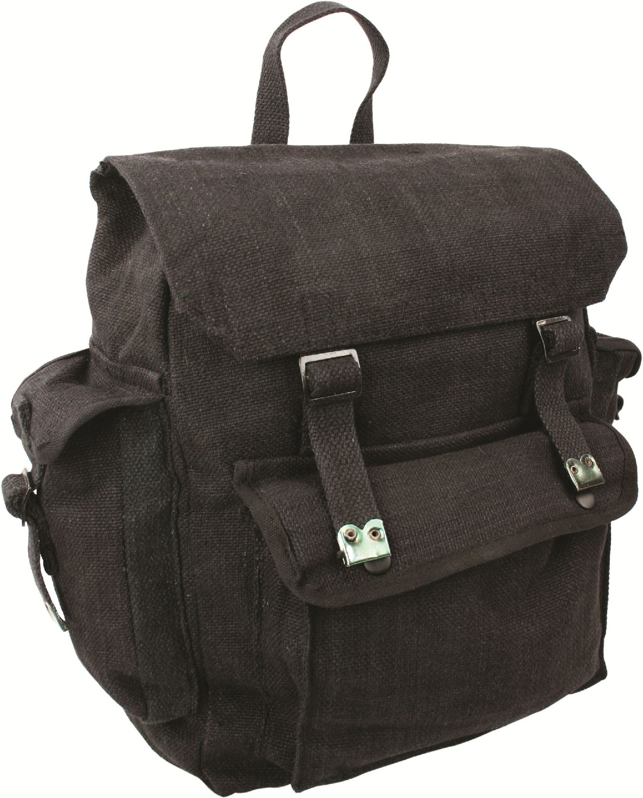 NEW Canvas Rucksack Backpack Webbing fishing satchel Daysack Highlander bag