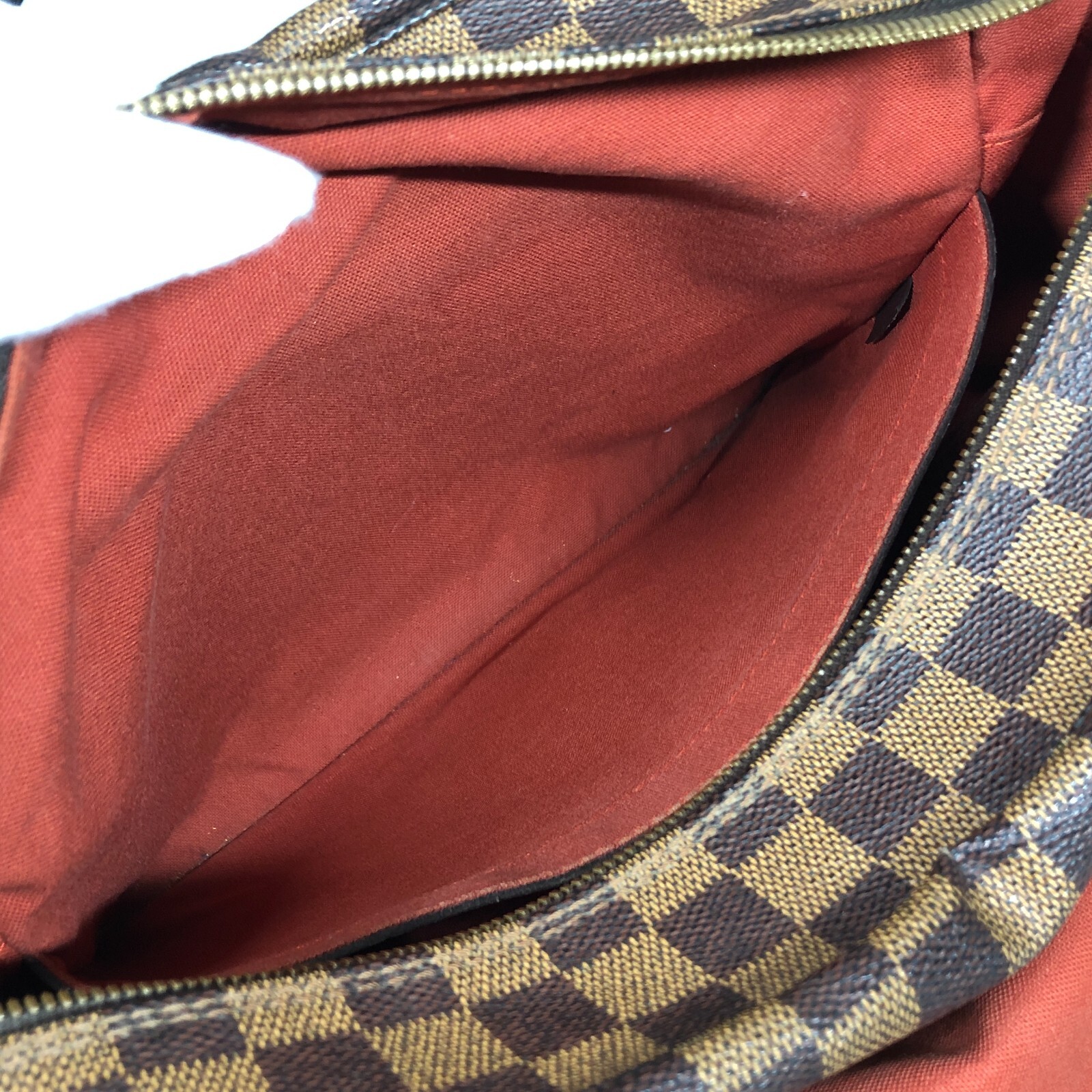 Auth Louis Vuitton Naviglio Shoulder Bag Damier Ebene Crossbody N45255 SR0095