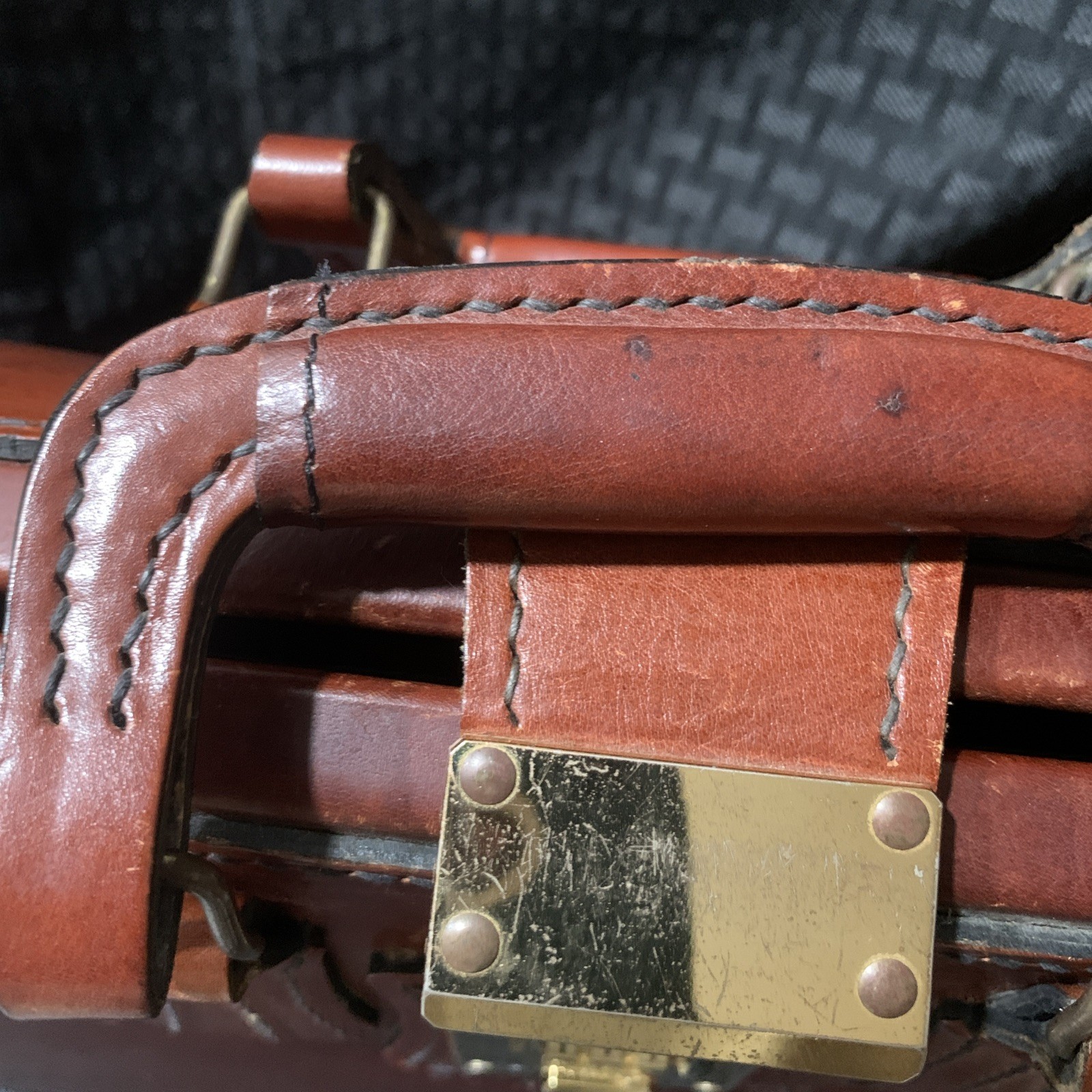 Vintage Leather Presto Lock Attache Briefcase – Top Open