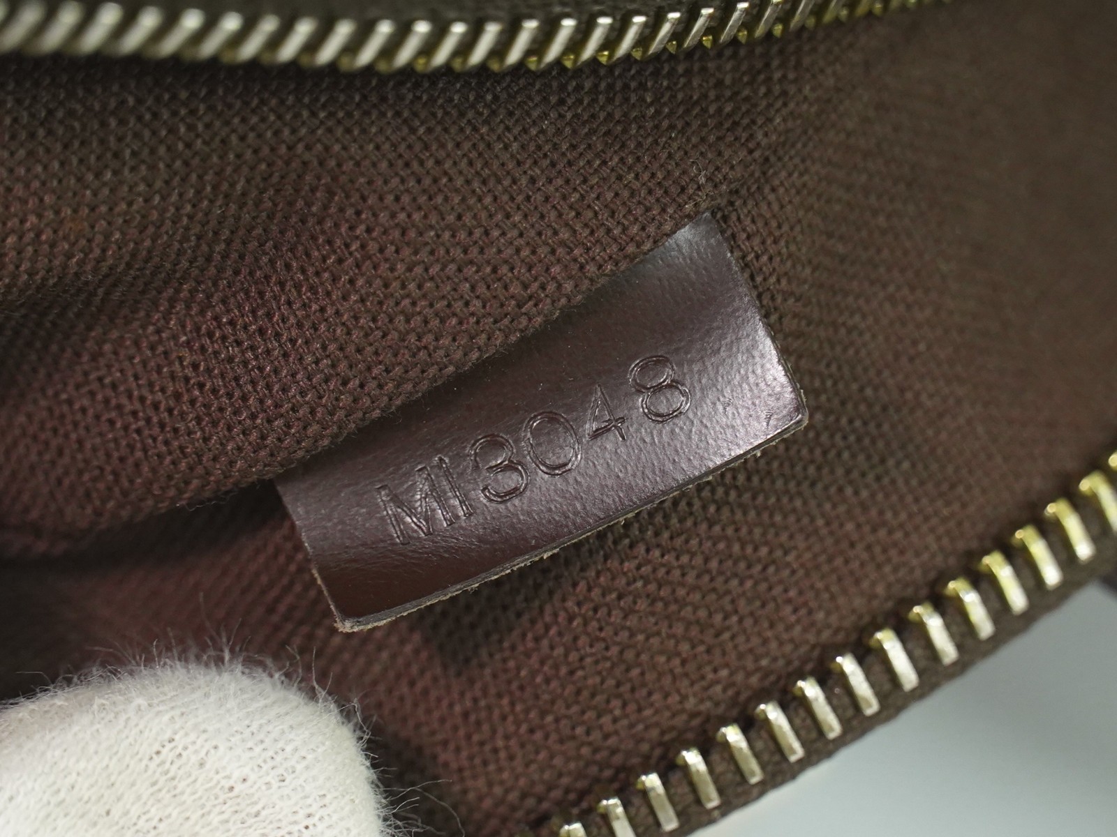 Louis Vuitton Olav PM N41442 Damier Ebene Canvas Crossbody Bag Brown