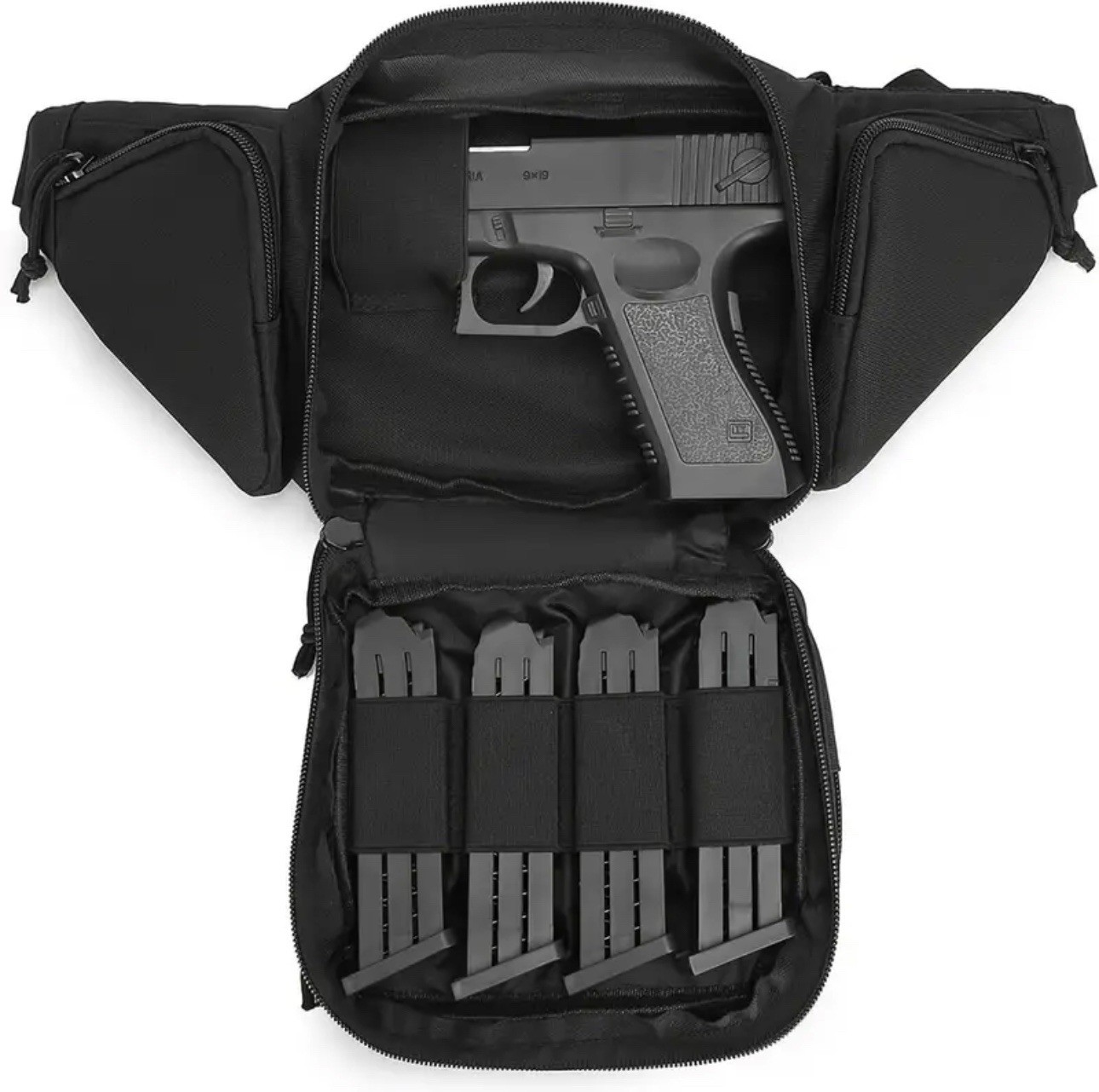 Concealed Carry Fanny Pack Holster Tactical Military Pistol Waist Pouch Gun Bag