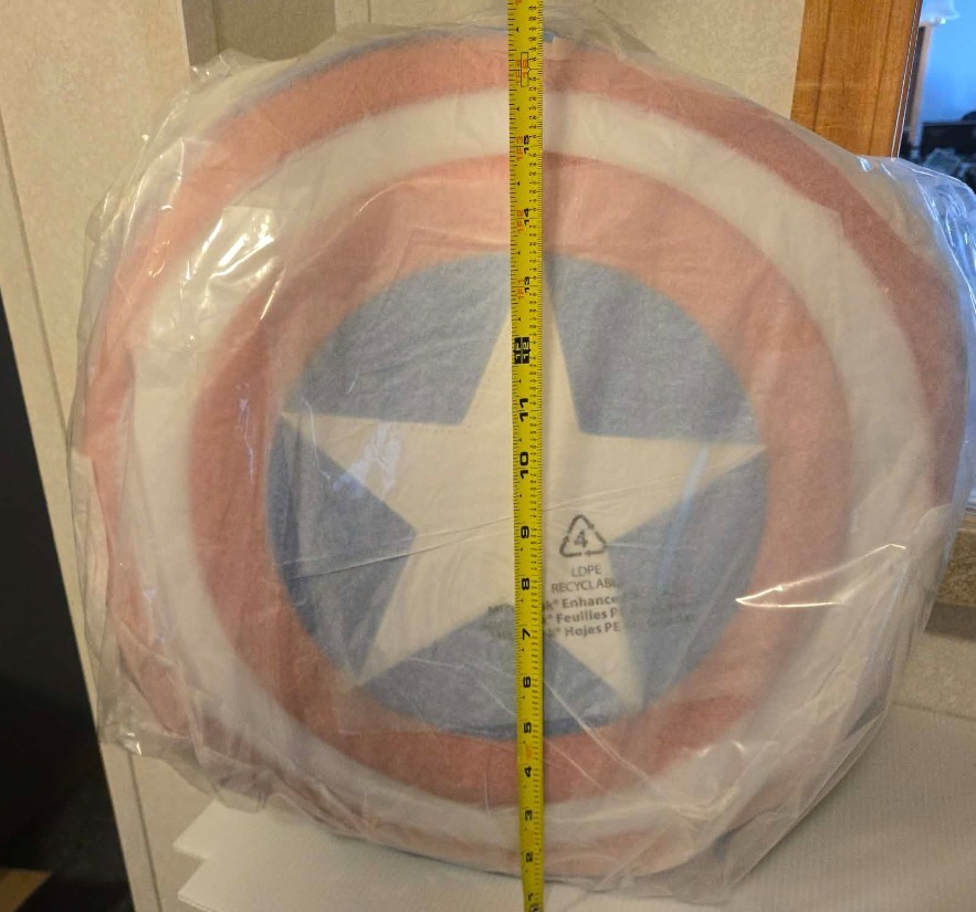 LOUNGEFLY Marvel Captain America Shield Chris Evans NEW! 17″ Diameter NEW