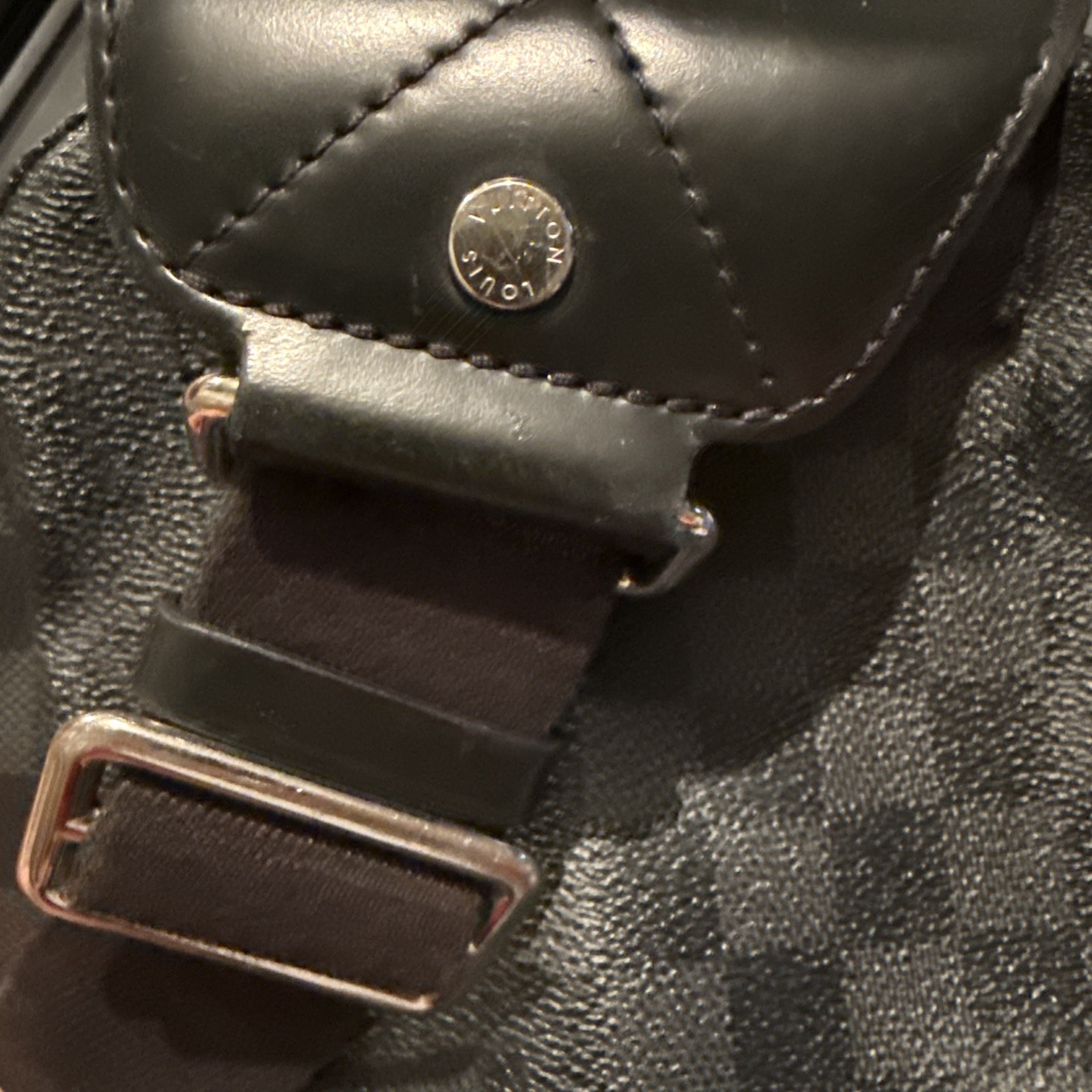 Louis Vuitton Josh Backpack Damier Graphite Black/Gray Canvas