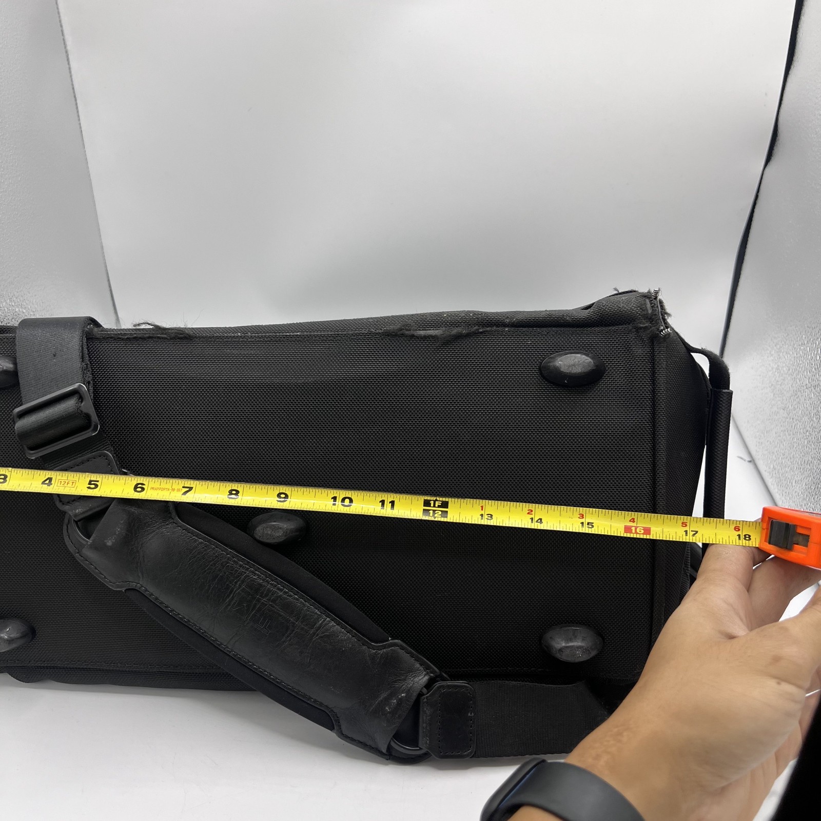 Tumi Alpha 2 Black 2-Way Framed Soft Duffel Bag