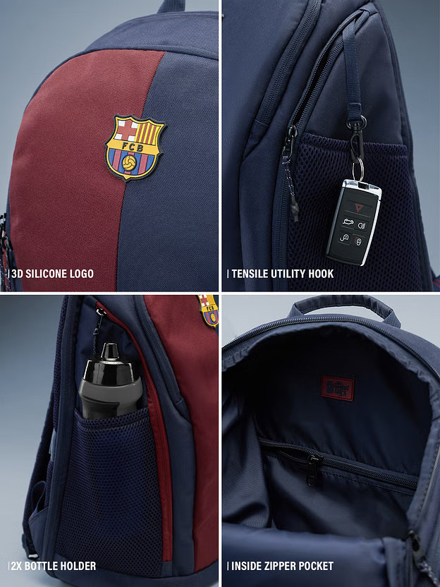 FC Barcelona Legacy Backpack Limited Edition Blue/Red – Official ® FCB 2025