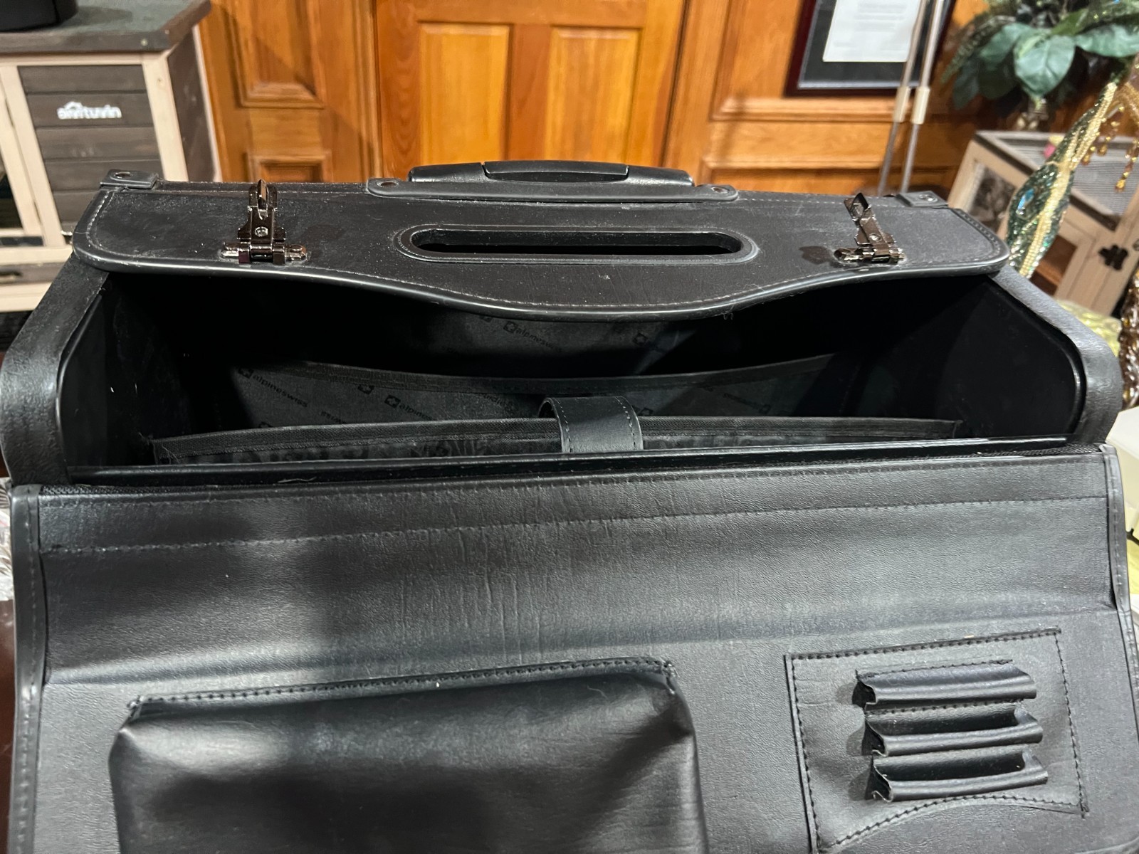 17″ Rolling Laptop Briefcase on Wheels Legal Size Attache Case