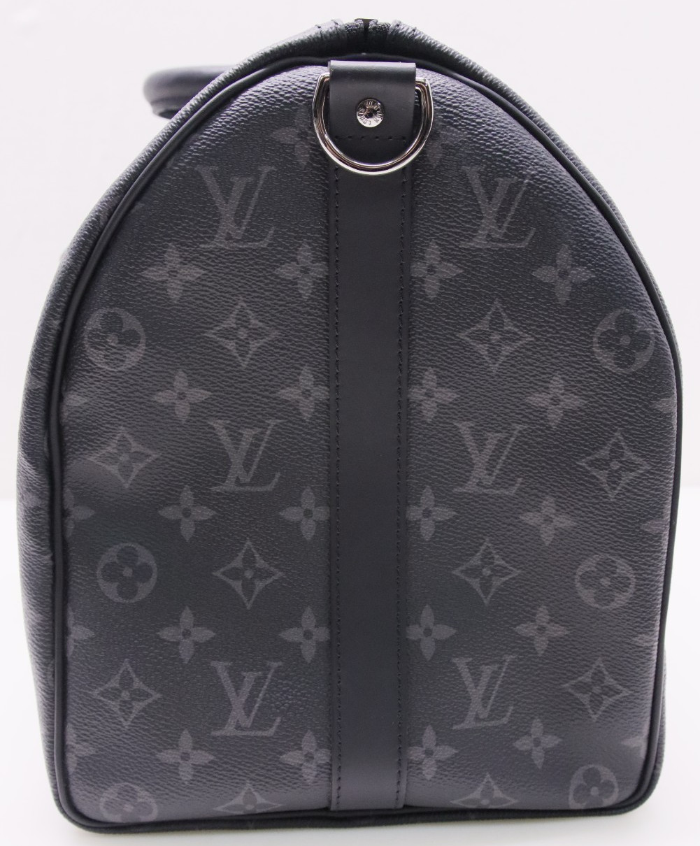 Louis Vuitton Keepall 45 Bandouliere Damier Graphite LV Travel Duffle Bag MB3137