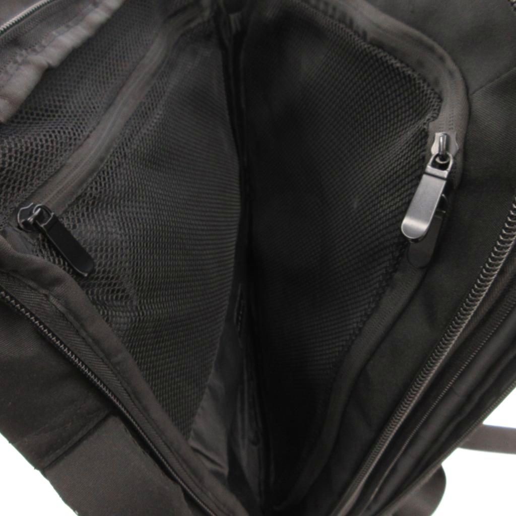 GLEVIO Men’s Black Nylon Backpack A Condition, 17x13x5.5in, Daypack