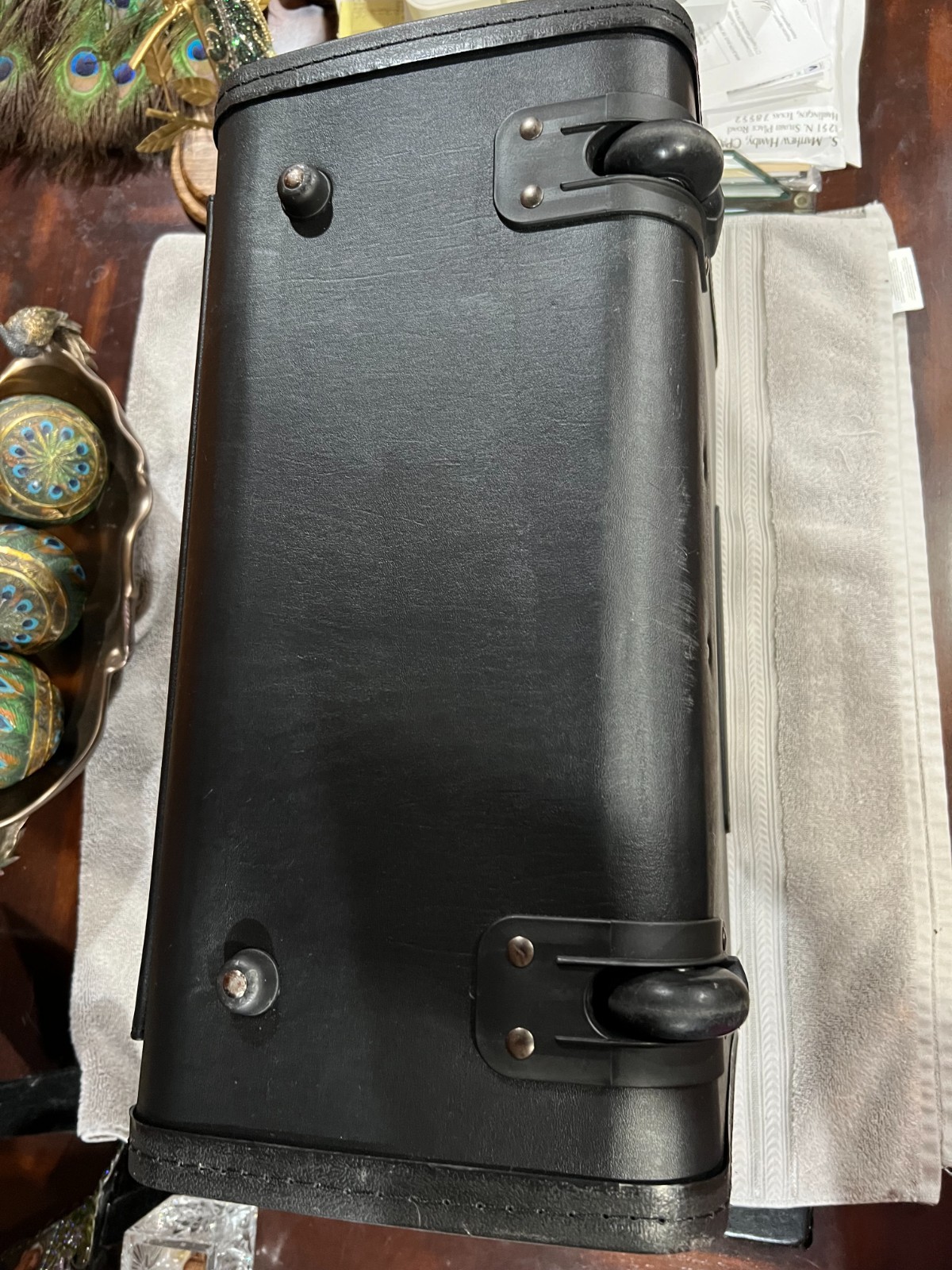 17″ Rolling Laptop Briefcase on Wheels Legal Size Attache Case