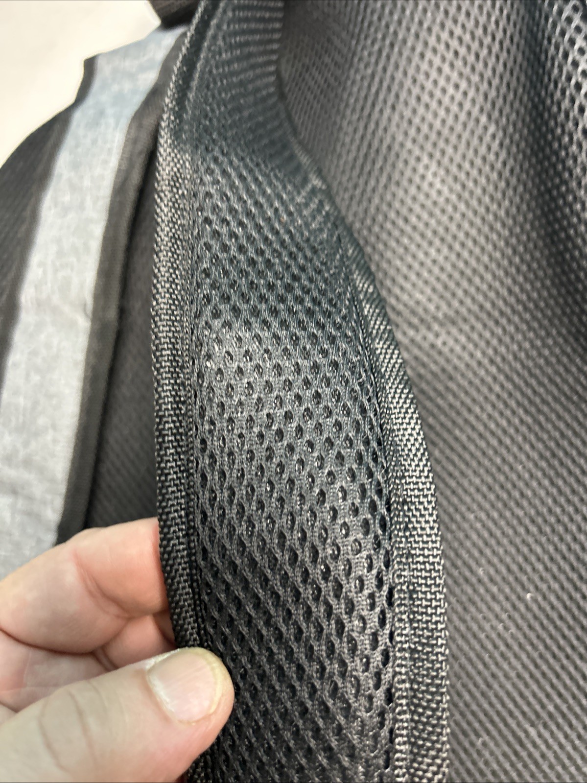 TRAVEL LAPTOP BACKPACK Generic AF Faux Denim GREY STUDENT