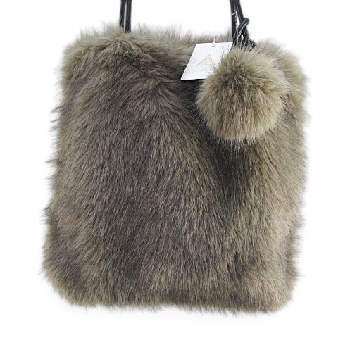 Un TORCH Tote Bag Greige Polyester Open Pocket Mens Bag NWT 32cm/12.6″