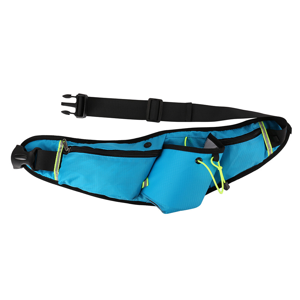 Running Belt Waist Pack Fanny Pouch Water Bottle Holder For iPhone 15 Pro Max US