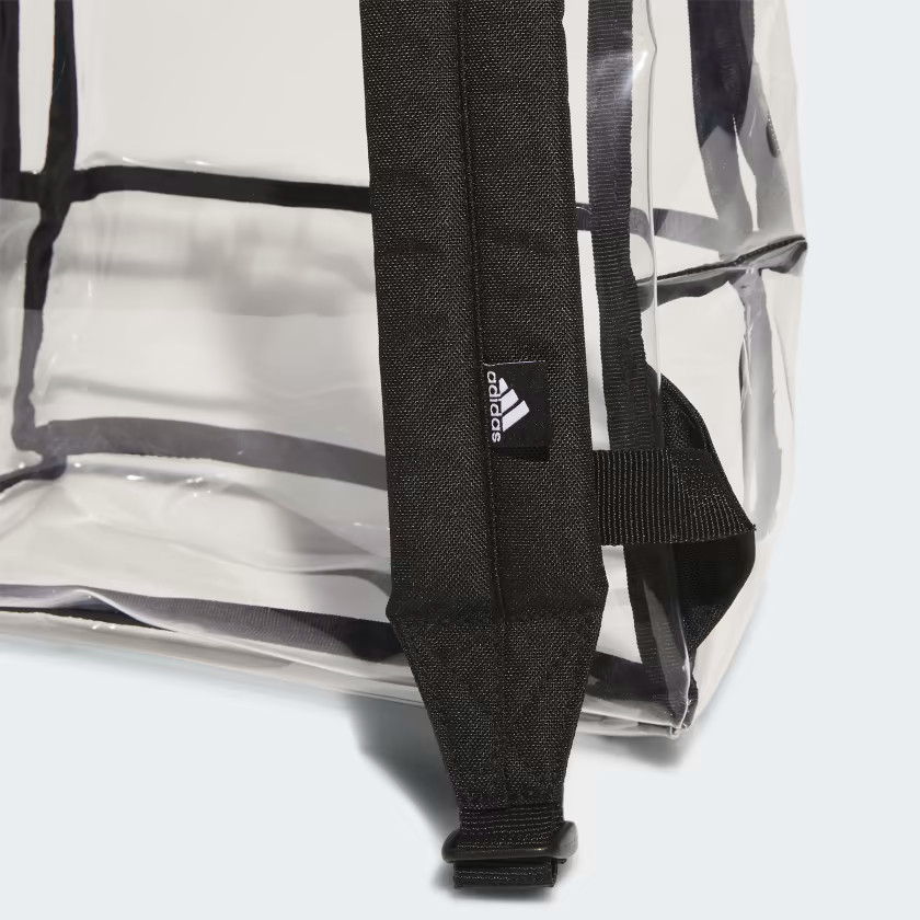 adidas Clear/Black Unisex Backpack (5157378) – NWT