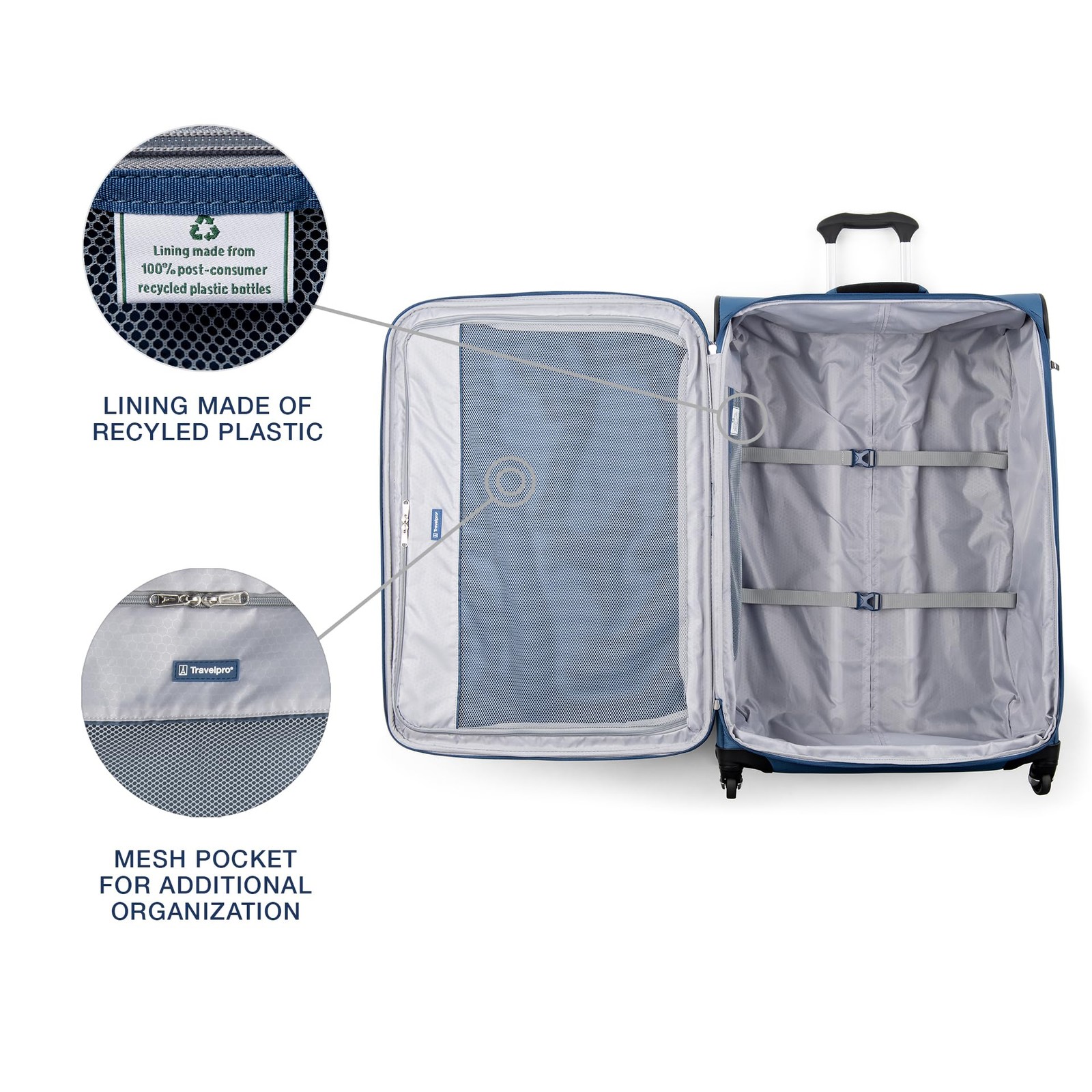 Travelpro Maxlite 5 Softside Expandable Luggage with 4 Spinner Wheels, 29 In U13