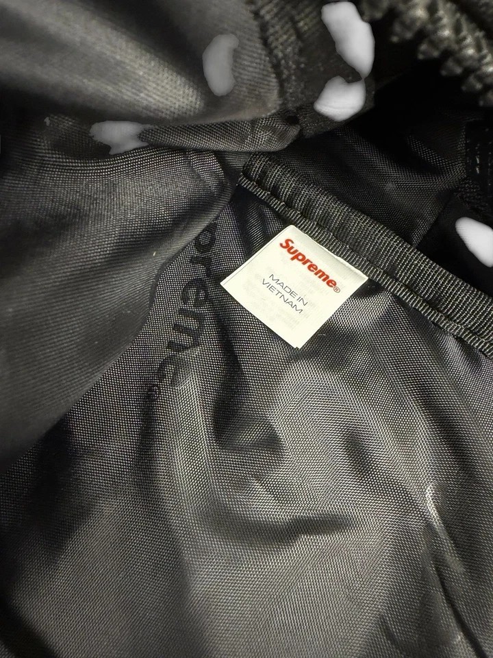 New Authentic Supreme SS25 Black Box Logo Cordura Backpack