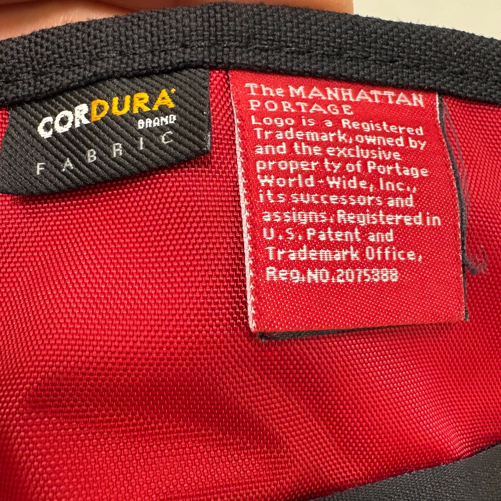 Manhattan Portage Backpack Black Cordura Nylon NYC Flap Rucksack From Japan